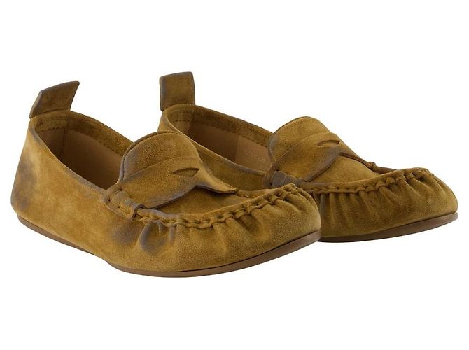 Bailarinas - Acne Studios - Cuero - Caqui - vista 2