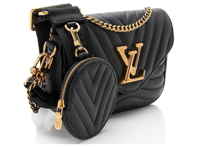 Multi Pochette Multi-Pochette Accessoires New Wave in pelle di vitello Louis Vuitton Nero - vista 2