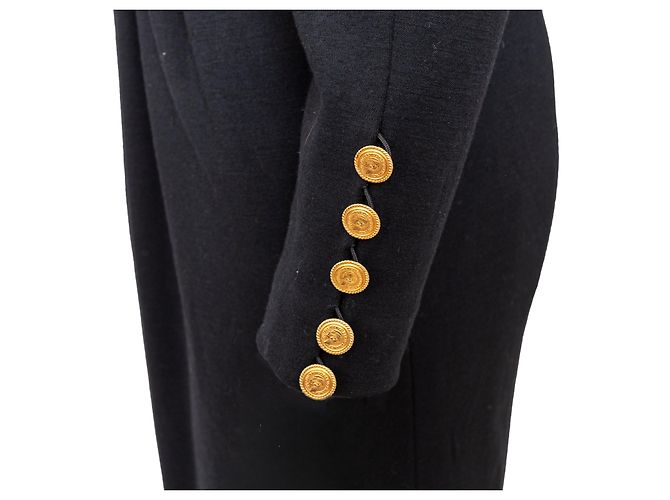 Chanel Boutique Midi Kleid - 90er Schwarz - Ansicht 9
