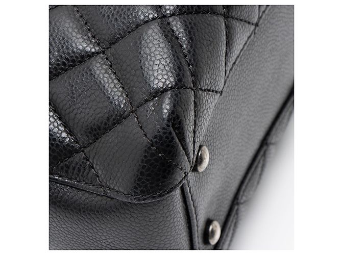 Gabrielle Bolsa de compras pequena cidade em couro caviar Chanel Preto - vista 10