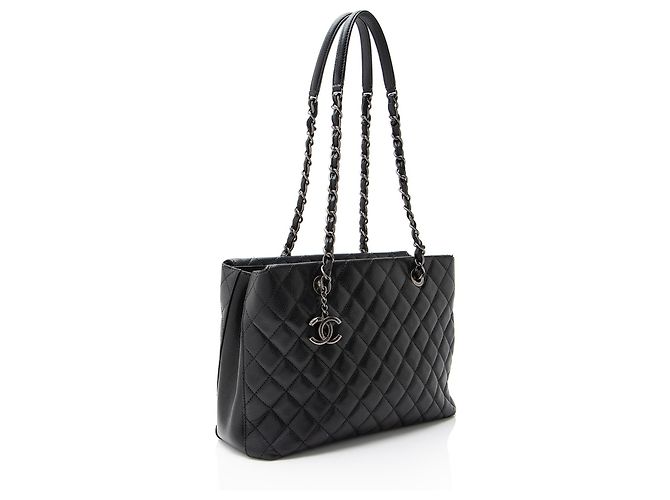 Gabrielle Bolsa de compras pequena cidade em couro caviar Chanel Preto - vista 2