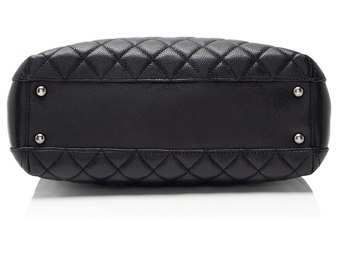 Gabrielle Bolsa de compras pequena cidade em couro caviar Chanel Preto - vista 4