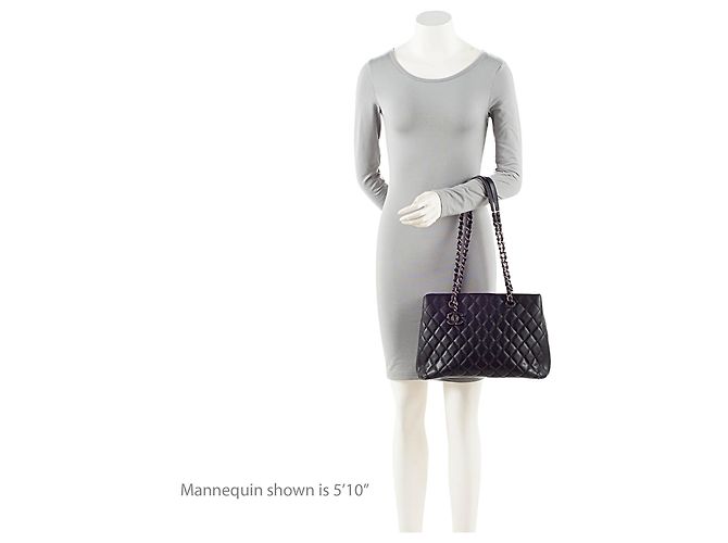 Gabrielle Bolsa de compras pequena cidade em couro caviar Chanel Preto - vista 5