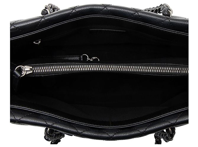 Gabrielle Bolsa de compras pequena cidade em couro caviar Chanel Preto - vista 7