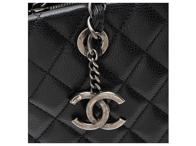 Gabrielle Bolsa de compras pequena cidade em couro caviar Chanel Preto - vista 9