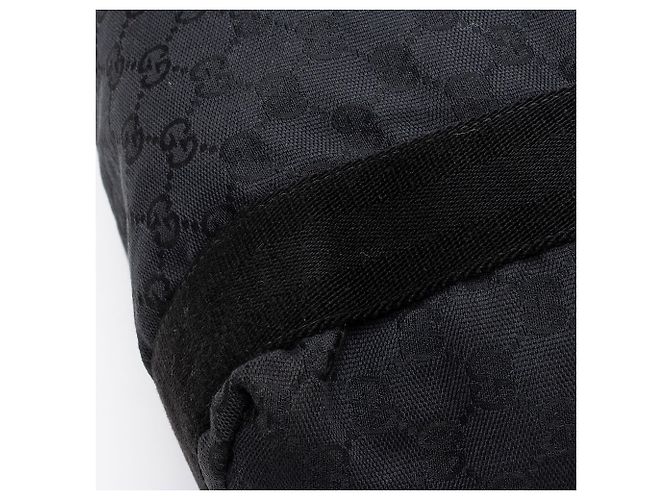 Gucci GG Canvas Web Original Tote Nero - vista 10