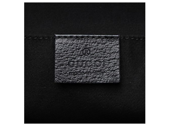 Gucci GG Canvas Web Original Tote Nero - vista 8