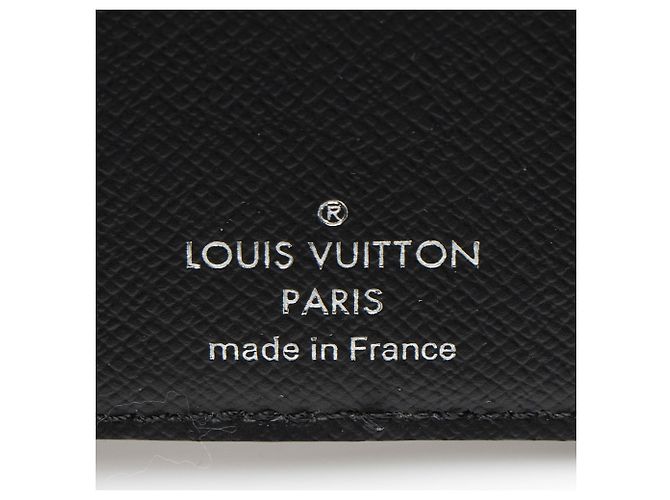 Louis Vuitton Taiga Leather Pocket Organizer Black - view 6
