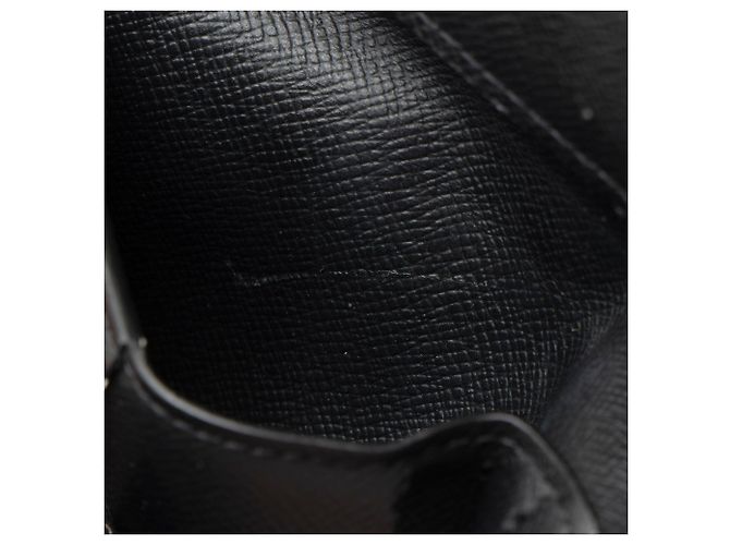 Louis Vuitton Taiga Leather Pocket Organizer Black - view 8