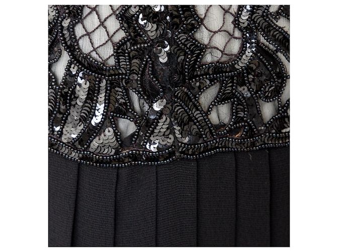 Valentino Garavani Valentino Night Perlenkleid - 90er Schwarz - Ansicht 7