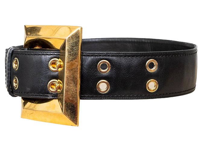 Leder Gürtel von Giuseppe Zanotti - '10s Schwarz - Ansicht 2