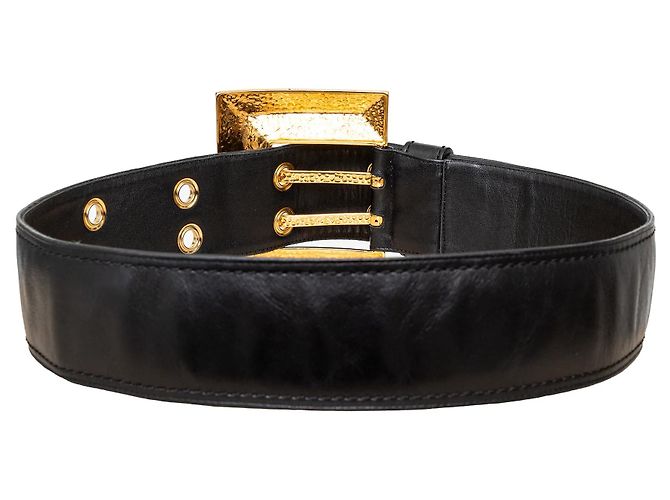 Leder Gürtel von Giuseppe Zanotti - '10s Schwarz - Ansicht 3