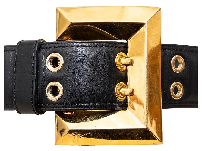 Leder Gürtel von Giuseppe Zanotti - '10s Schwarz - Ansicht 8