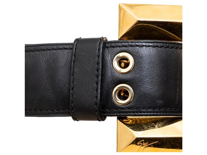Leder Gürtel von Giuseppe Zanotti - '10s Schwarz - Ansicht 9