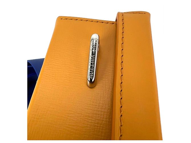 Clutch Shopper Louis Vuitton in pelle arancione, borsa a tracolla. - vista 9