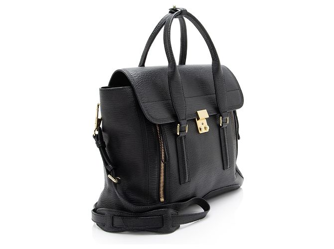 Große Pashli-Ledertasche 3.1 Phillip Lim Schwarz - Ansicht 2