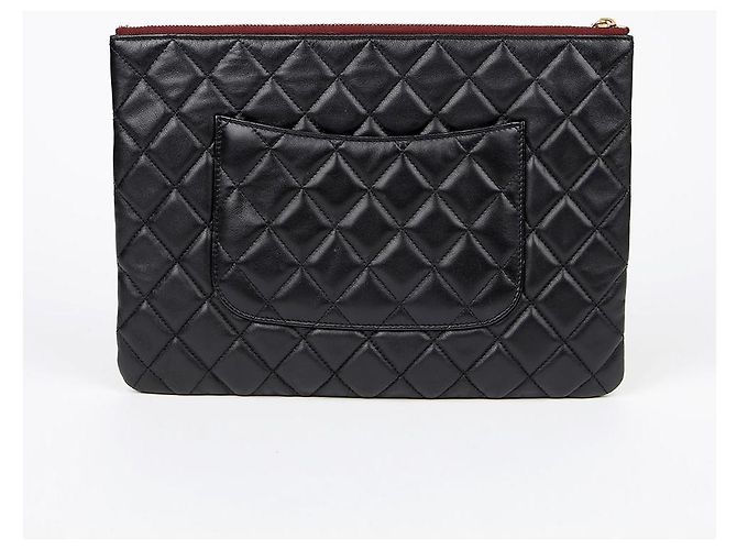 Chanel Clutch Clásico Nuevo Mediano Negro - vista 4