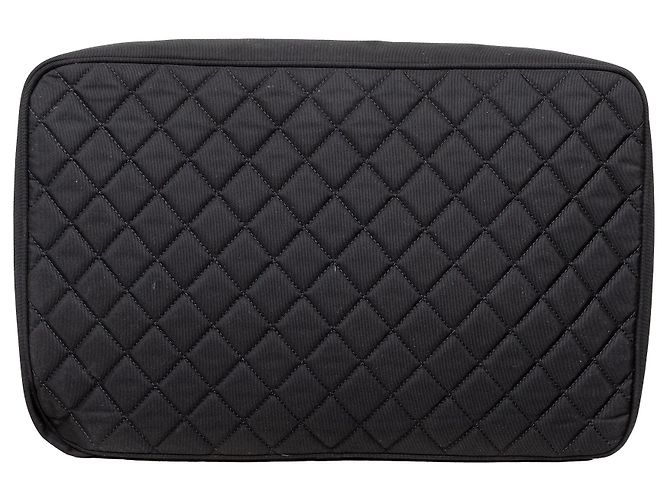 Custodia per laptop trapuntata Chanel - anni 2000 Nero - vista 5
