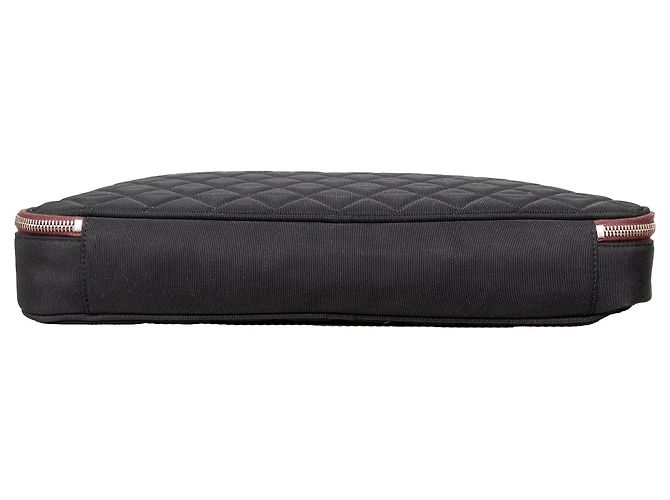 Custodia per laptop trapuntata Chanel - anni 2000 Nero - vista 7