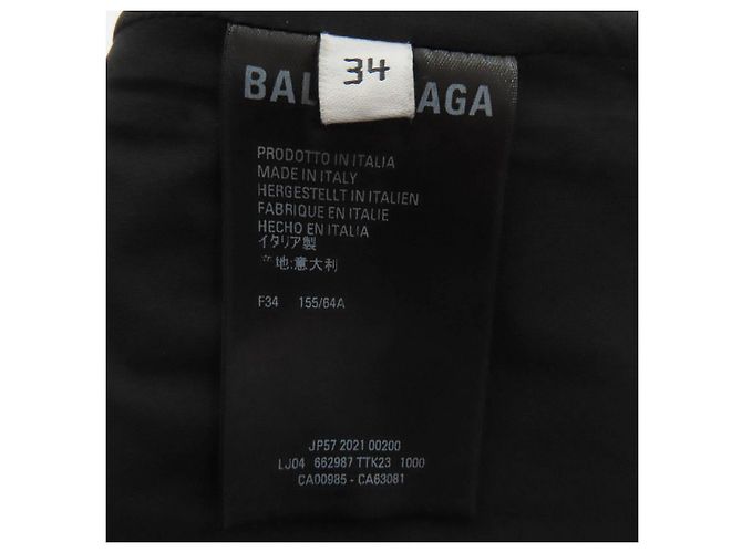 Everyday Falda de Rayón Bonding de Balenciaga Negro - vista 7
