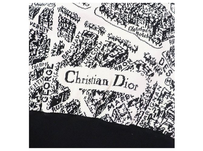 Christian Dior Plan de Paris Baumwoll-Bomberjacke Schwarz - Ansicht 5