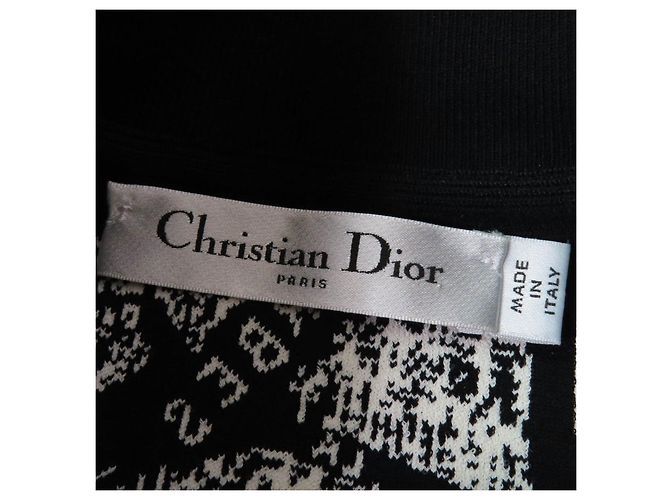 Christian Dior Plan de Paris Baumwoll-Bomberjacke Schwarz - Ansicht 7