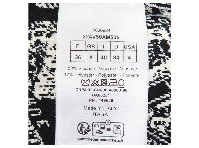 Christian Dior Plan de Paris Baumwoll-Bomberjacke Schwarz - Ansicht 8