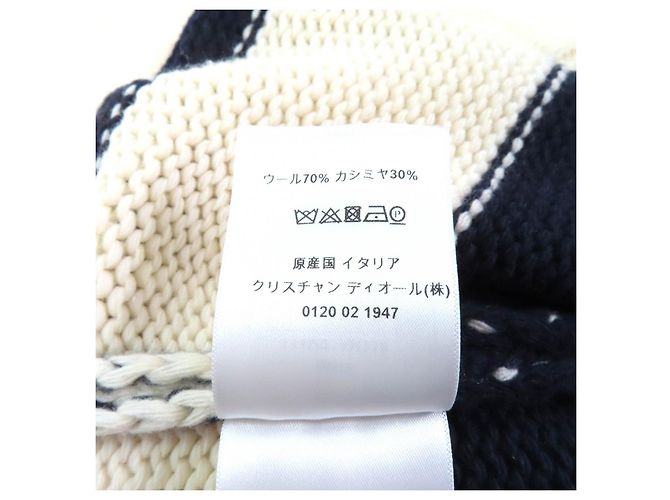 Abrigo Duffel Christian Dior Abrigo de Punto Blanco - vista 11