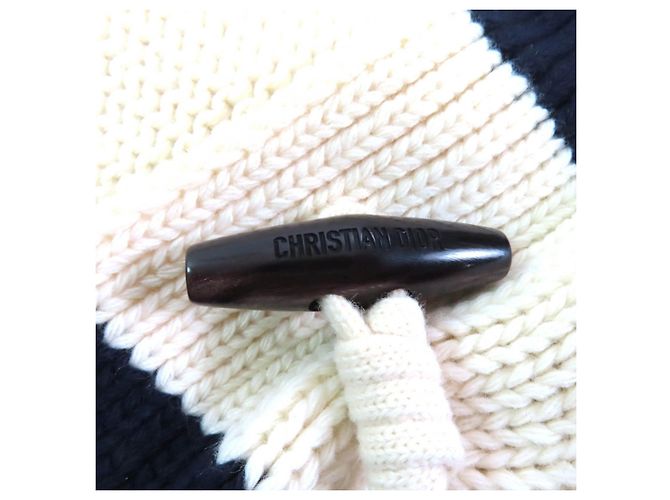Abrigo Duffel Christian Dior Abrigo de Punto Blanco - vista 7