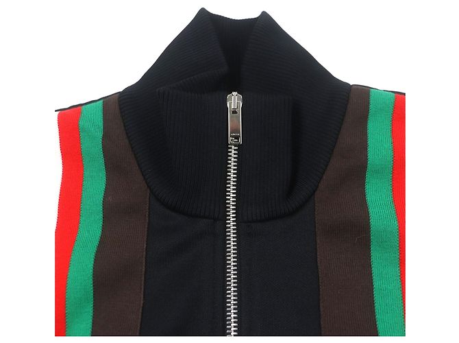 Gucci Track-Jacke aus Polyester Schwarz - Ansicht 2