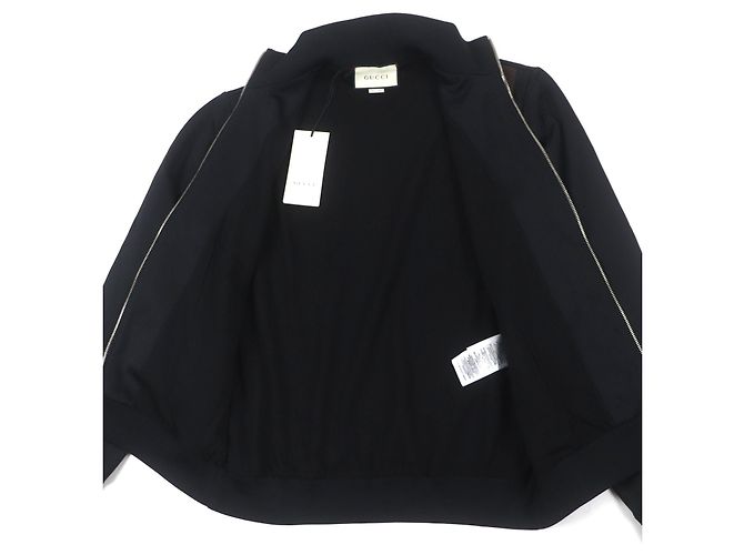 Gucci Track-Jacke aus Polyester Schwarz - Ansicht 4