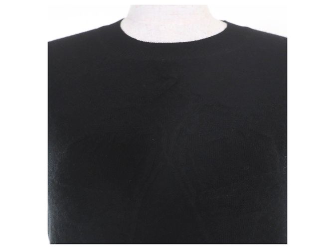 Hermès H lift de lana de punto Negro - vista 4