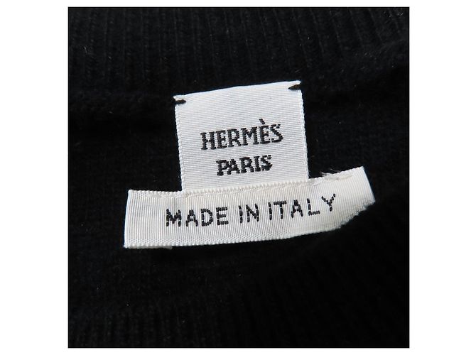 Hermès H lift de lana de punto Negro - vista 6