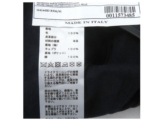 Conjunto de traje de cuero Hermès Azul Azul marino - vista 11
