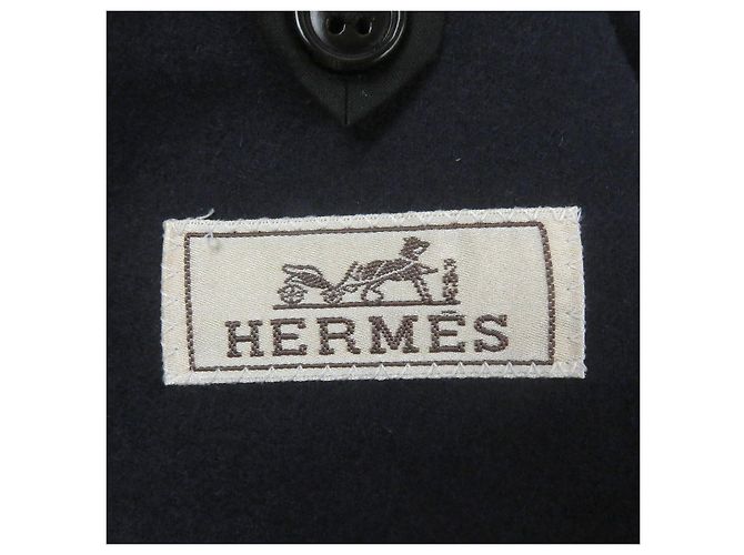 Conjunto de traje de cuero Hermès Azul Azul marino - vista 9