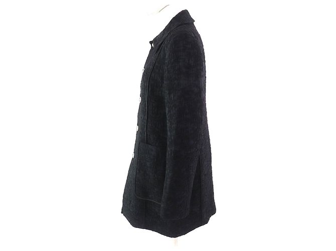 Autre Marque Chaqueta de rayón jacquard con botones BLAMINK Negro - vista 2