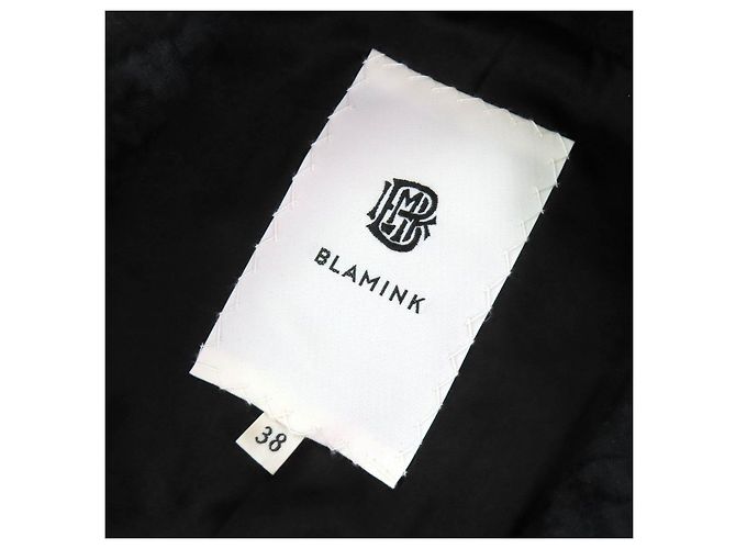 Autre Marque Chaqueta de rayón jacquard con botones BLAMINK Negro - vista 7