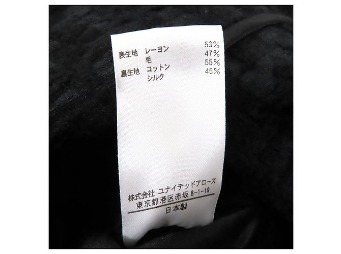 Autre Marque Chaqueta de rayón jacquard con botones BLAMINK Negro - vista 8