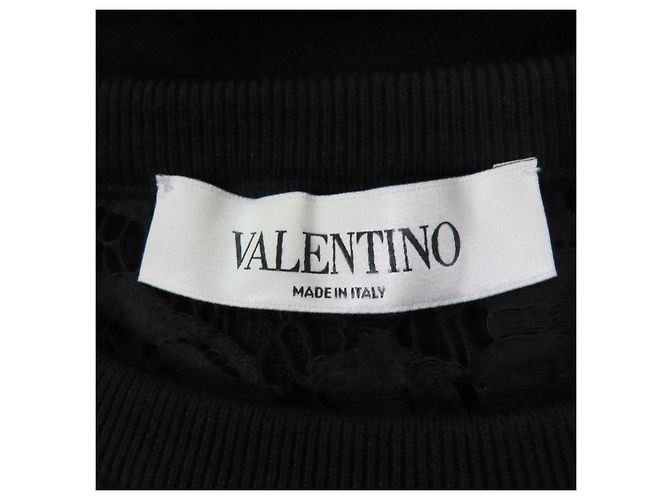Prenda de punto Valentino Race Switching de lana Negro - vista 6