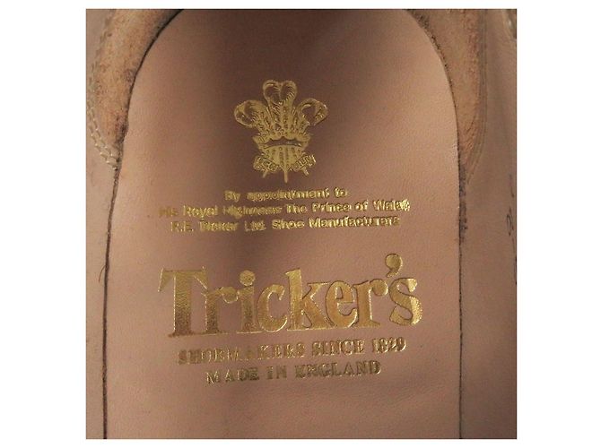 Autre Marque Mocassini in pelle Tricker's Nero Bianco - vista 9