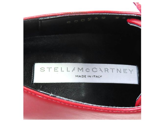 Stella Mc Cartney EMILIE LACEUP RUBY Leder Schuhe von Stella McCartney Rot - Ansicht 14