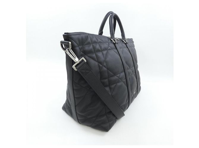 Borsa Maxi Cannage DIOR WEEKENDER 40 di Christian Dior Nero - vista 2