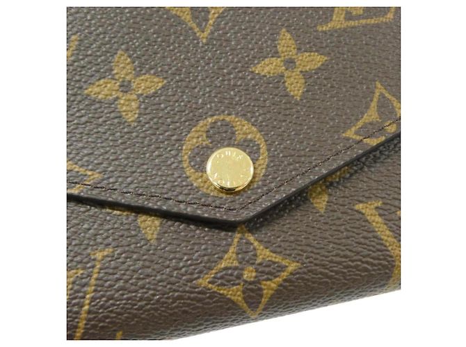 Portafoglio Sarah Monogram Louis Vuitton Marrone Rosa Monogramma - vista 3