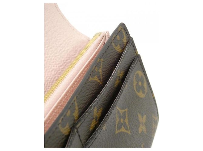Portafoglio Sarah Monogram Louis Vuitton Marrone Rosa Monogramma - vista 5
