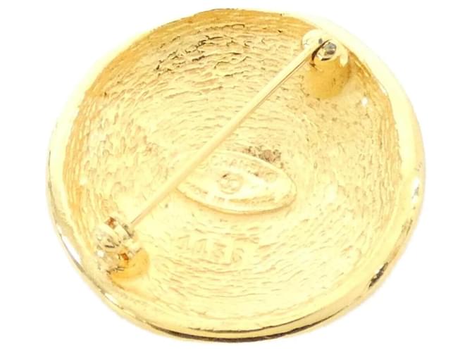 Spilla Chanel dorata D'oro - vista 2