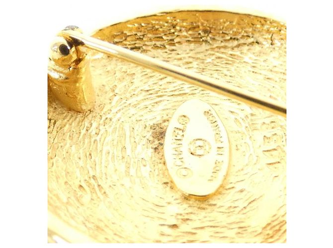 Spilla Chanel dorata D'oro - vista 4