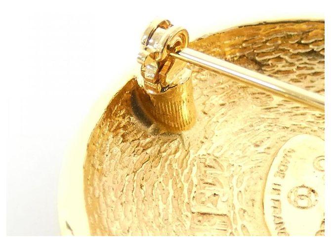 Spilla Chanel dorata D'oro - vista 6