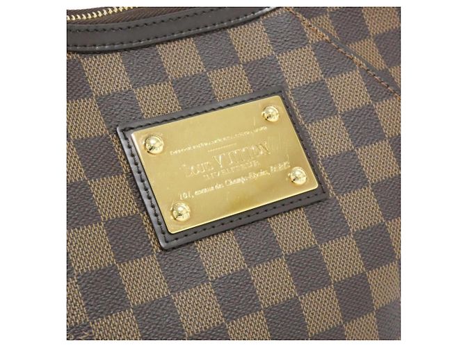 Borsa a Spalla Damier Thames GM Louis Vuitton Marrone - vista 4