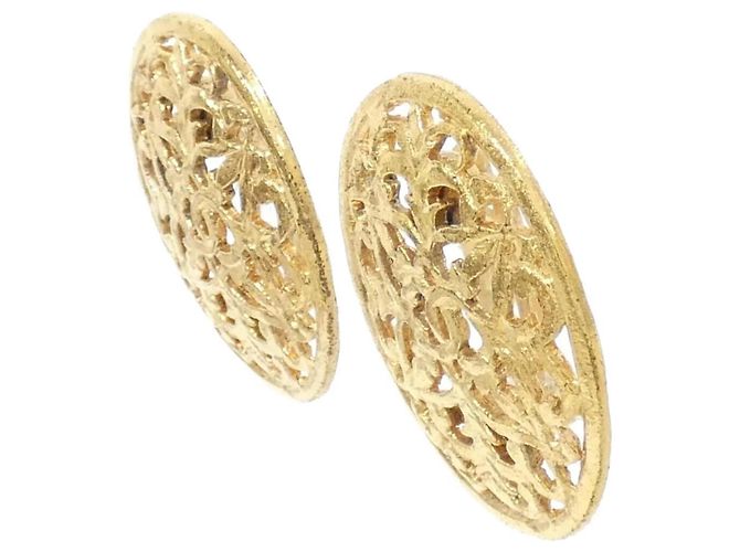 Orecchini a clip in oro Chanel D'oro - vista 2