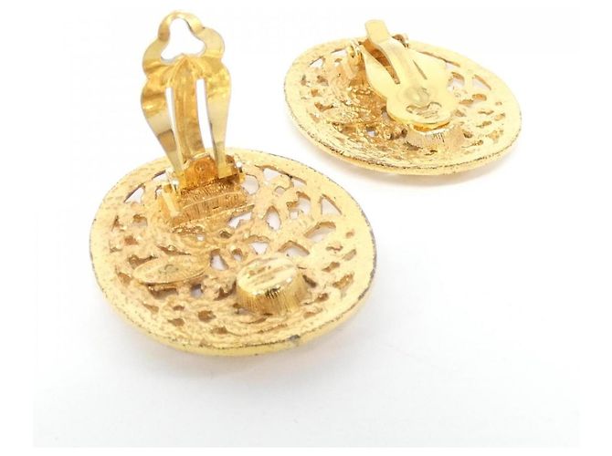 Orecchini a clip in oro Chanel D'oro - vista 5
